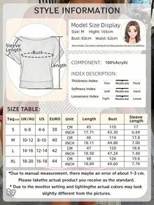 2026 New Spring/Summer Women's Casual Elegant Street Style Beach Party Holiday Knit Open Shoulder Pullover Cover Up Top, Women's Spring, Women's Holiday Wear, Summer Vacation, Y2K, Casual Women's, Holiday For Women, Vacation For Women, Beach For Women White - 黑色 - 查看 8