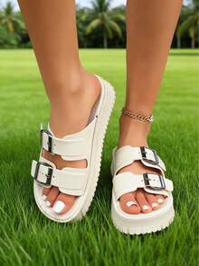 FZY New Women's Home Slippers, Casual Sandals, Quiet Thick-Soled Slippers, Non-Slip Design, Comfortable Materials, Ergonomic Design, High-Quality Winter Home Slippers For Women, Suitable For Various Occasions And People, Solid Color Design, Stylish And Simple, An Indoor Essential, A Popular Bestseller.Must-Have Outfits For Valentine's Day,Essential Easter Outfits - 杏色 - 查看 6