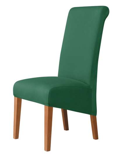 1/4 قطع غطاء كرسي من قماش رفيع بلون واحد، غطاء كرسي مطاطي بحجم كبير لحماية كراسي المطبخ والمطعم