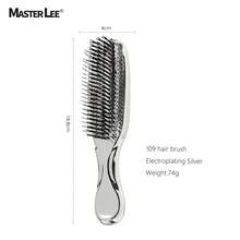 MASTERLEE 1pc Zeus Anti-Static Hair Brush, Soft Nylon Bristles For Scalp Massage, Suitable For Wet Or Dry Hair, Washable, Comfortable Handle, Hair Styling Accessory For All Hair Types - Multicolor - View 9