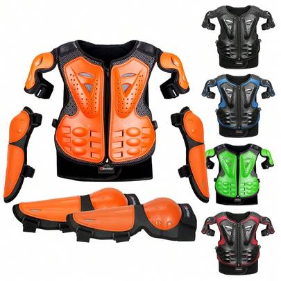 HEROBIKER 1pc Motorcycle Anti-Fall Anti-Collision Offroad Motorcycle Protective Gear, Outdoor Sports Knee Pads Elbow Pads Chest Protector Extreme Sports Protective Equipment