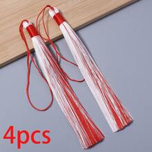4pcs/Pack Dual-Color Tassel Pendant, Contrast Color Design, Bag/Key Chain Decor, DIY Craft Accessory, Clothing/Home Decor, Bookmark Making Tassel - Tassel - View 20