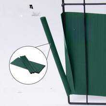 2026-Fence Privacy Screen, PVC Strips, 35 M X 19 Cm, Anti-UV, Waterproof, Tear-Resistant, With 25 Clips, For Garden And Balcony, Complete Privacy Protection - 淺灰色 - 查看 4