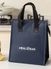 1PC Lunchbox Bag With A Handle Is Perfect For School Or Work. It's A Multi-Functional, Minimalist Lunch Bag With A Large Capacity, Insulated, Thickened Aluminum Foil, And A Convenient Carrying Bag/Ice Pack. Ideal For Working Professionals, It Keeps Food Warm, Allowing You And Your Family To Enjoy Nutritious, Healthy, And Fresh Meals. Lunch Container Lunch Box Insulated Lunch Bag Picnic Bag Cooler Bag Portable Holiday Essential Summer Essentials - Multicolor - View 17