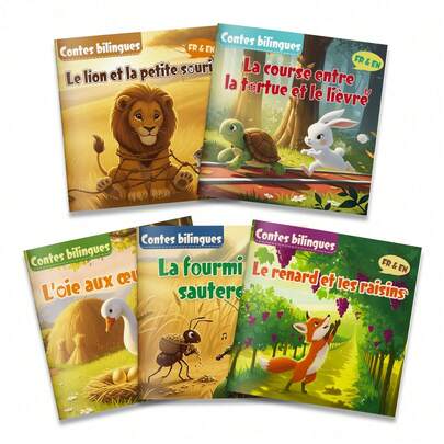 Sổ tay song ngữ Pháp-Anh theo chủ đề truyện cổ tích với các trang viết minh họa, có bố cục lấy cảm hứng từ những câu chuyện kinh điển để ghi chú, viết nhật ký ngắn và lưu giữ kỷ lục cá nhân, được thiết kế với các gợi ý song ngữ để viết hàng ngày tại nhà, phòng học hoặc khi đi du lịch, có nhiều lựa chọn tiêu đề khác nhau.