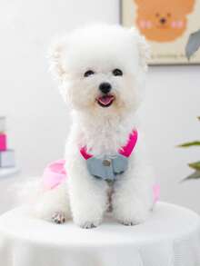 PETCIRCLE 宠物连衣裙一件装，狗狗春夏新款服装，小型犬公主休闲连衣裙 - 时尚连衣裙 - 彩色 - 查看 4