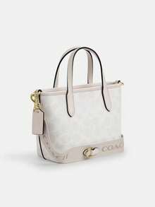 Coach Women's City Mini 15-Inch Crossbody Handbag With Detachable Wide Strap - White - View 5