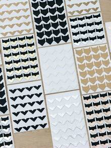 4 Sheets/96pcs Self-Adhesive Photo Corners Stickers, Acid-Free Photo Mounting Corners, Suitable For Handmade Photo Album, Album, DIY Album, Diary, Self-Adhesive Corners For Handmade Album - A - View 1