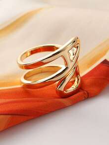 1pc Women's Scarf Clip, Zinc Alloy Multi-Function Scarf Holder - Multicolor - View 11