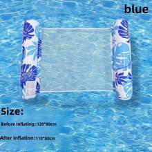 Võng nằm thư giãn bơm hơi PVC gấp gọn, họa tiết sọc, dùng cho người lớn, thích hợp cho hồ bơi. Giường nằm thư giãn nổi trên mặt nước. - Nhiều màu - Xem 6