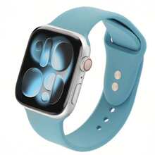 适用于 46mm、44mm、45mm、40mm、41mm、42mm、49mm 的硅胶表带，运动表带，兼容 Series 11、10、9、8、7、6、5、SE、Ultra、3 和 2。 - 仙人掌 - 查看 7