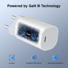 30W USB-C 充电器,USB-C GaN 充电器,GaN PPS 快速 USB 适配器,兼容 17/16 及更多系列、Galaxy 系列,适用于手机、平板电脑、移动电源,马卡龙色 Type-C 快速充电器 - 查看 5