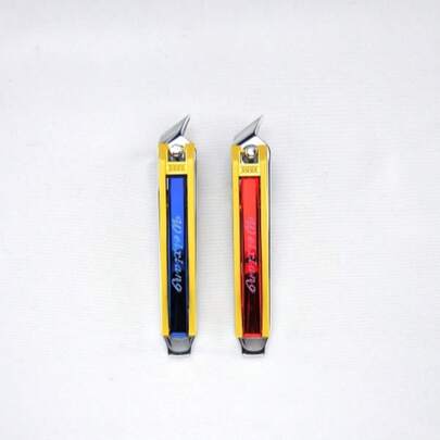  Weixiang Sharp Stainless Steel Angled Nail Clippers, Professional Slanted Tip Nail Cutter For Ingrown Toenail, Anti-Slip Ergonomic Handle Fingernail Toenail Trimmer, Portable Manicure Pedicure Tool For Home Salon Travel Men Women Daily Use