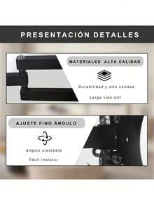 Soporte Metalico Pared TV Pantalla de 32 a 55 Pulgadas - Negro - Ver 4