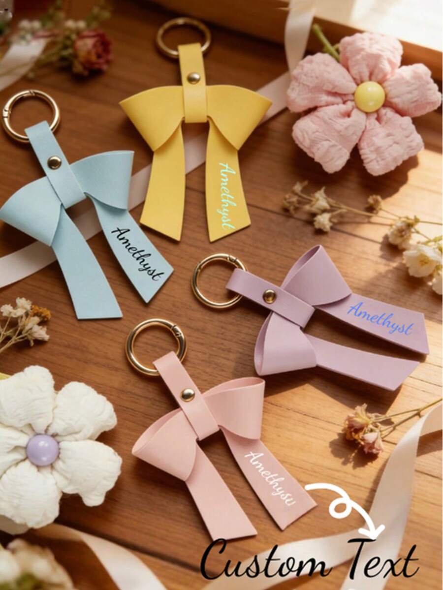 1pc Customizable Little Horse Pendant, Wealth Auspicious Gift, Bag Charm, Keychain, Leather Keyring, Leather Keyholder, Personalized Bag & Earphone Accessories, Fashionable Travel Gift For Friends And Family - Multicolor - View 1