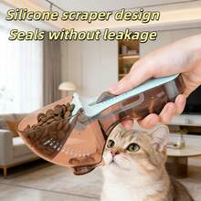 宠物食品量杯，可调节克数计量食物勺，适用于猫狗，精准宠物喂食工具 - 多色 - 查看 1