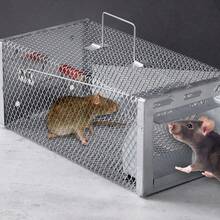 Durable Metal Rat Cage Trap, Effective Mouse Catcher For Home & Garden - A - View 5