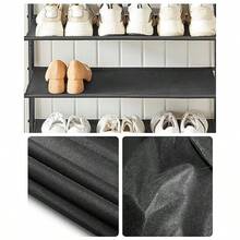 VASAGLE Estante Zapatero de 5 Niveles Estante para Zapatos 75 x 30 x 91 cm Marco de Metal Tela de Poliéster Marrón Rústico y Negro MLBS036B01 - 5 niveles 29,5 ancho x 35,8 alto - Ver 6