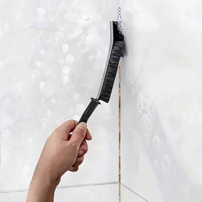 Set de 3 piezas/5 piezas de cepillos de limpieza para baño y ducha - Cepillos de mango largo para baño, cocina, inodoro y exterior, cerdas rígidas como herramienta de limpieza de relleno, productos de limpieza manuales (sin electricidad)