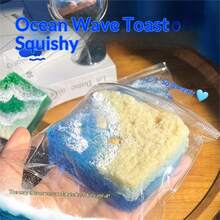 1个2026新款高品质波浪吐司软萌玩具，是夏季海滩、生日、节日、情侣、万圣节、圣诞节、游戏爱好者的完美礼物 - 彩色 - 查看 3