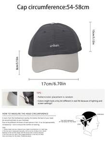 Patchwork Baseball Cap, Ins Dopamine Embroidery Contrast Color Sun Visor Hat, Unisex Casual Versatile Embroidered Baseball Cap, Spring New Colorblock Cap,Summer,Beach - Multicolor - View 8