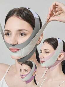 1pc Women's Face Mask, Facial Bandage, Sleep Eye Mask, Suitable For Daily Wear - Multicolor - View 1