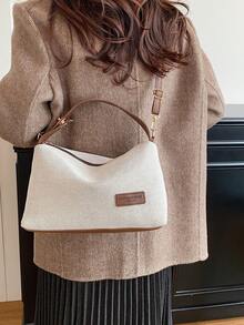 2026 New Niche Design Women's Bag, Large Capacity Crossbody Bag, Retro Shoulder Underarm Bag - Brown - View 9