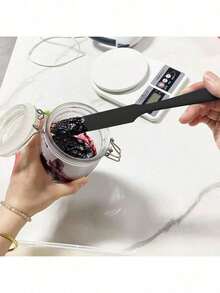 Bộ 1/2/4 thìa vét bột silicon, chịu nhiệt, dùng để trộn kem, bơ đậu phộng, bánh mì chống dính, dụng cụ nhà bếp bằng cao su, dài. - Nhiều màu - Xem 8