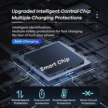 REMAX 15W无线车载充电器；自动夹紧；360°旋转；稳定防抖；中控台手机支架；通用导航支架；兼容iOS/安卓系统；汽车配件 - 黑色 - 查看 5