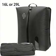 1个16升可重复使用真空收纳袋，无需真空泵，适用于衣物、行李箱、背包和手提包，是旅行和商务出行的理想之选，旅行配件，行李整理，打包，适合旅行 - A - 查看 14