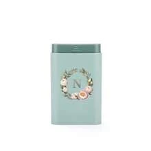1pc Letter Mini Portable Pill Box, Travel 6 Compartment Pill Organiser, Unisex Pill Box, Initial Letter Printing Pill Container Moisture Resistant Medicine And Vitamin Container Dispenser Organiser, Letters A-Z, 26 Letters To Choose From, Pill Container First Aid Kit Medical Kit Outdoor Travel Accessories Dormitory Essentials - Mint Green - View 20