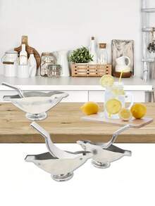 2pcs/1pc New Design Bird-Shaped Lemon Squeezer, Made Of Thickened Stainless Steel, Manual Citrus Juicer, Kitchen Tool - Multicolor - View 7