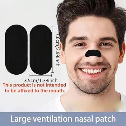 30pcs/60pcs Large Size Trimmable Nose Strips, Lightweight Sports Tape, Beige Color, No Residue, Easy Removal, Strong Adhesive, Ideal For Sports Enthusiasts. This Product Is Not Intended For Application On The Mouth.