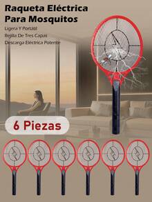 Matamoscas eléctrico plegable y recargable, matamoscas, raqueta con batería recargable,Envío aleatorio de color - Tipo de Enchufe A USA (110-127V) - Ver 18
