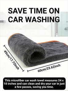 1400克/平方米超细纤维汽车毛巾 – 汽车清洁擦干布，包边设计，汽车精细清洁毛巾，超强吸水洗车毛巾，不留水痕，不刮伤，不留水渍，双股捻绒。汽车配件 - 超細纖維毛巾 - 查看 4