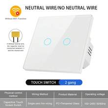 Saklar Dinding Sentuh Pintar Standar EU - Tidak Membutuhkan WiFi, Panel Kaca Tempered, Lampu Indikator Bercahaya, Dapat Digunakan Dengan atau Tanpa Kabel Netral (Termasuk Kapasitor), Pemasangan Lepas Cepat, Desain Pemasangan Rata, Material PC+Kaca Tahan Api, Masa Pakai 100.000 Sentuhan, Daya Total 600W, Cocok Untuk Rumah/Kantor - MultiWarna - View 15