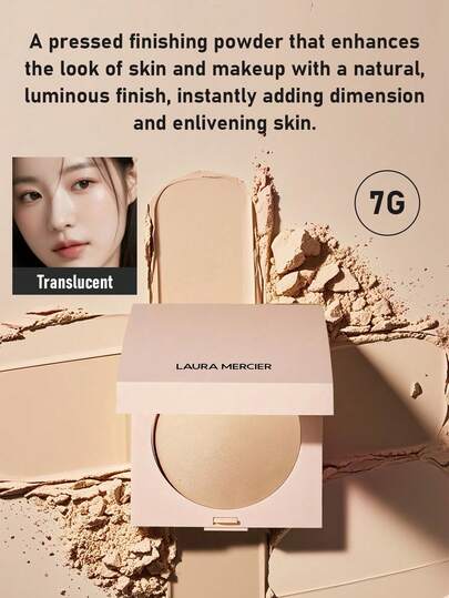  Laura Mercier 透明散粉，7克/0.24盎司 | 持久透亮妆效，打造自然光泽妆容 | 透明色调提亮肤色，遮盖瑕疵 | 滋养配方，令肌肤柔软光滑