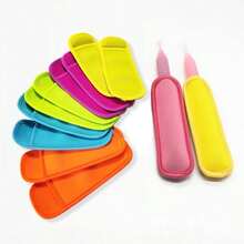 Bộ 1/2/4/6 chiếc bao bọc que kem, vỏ bảo vệ que kem, giá đỡ que kem bằng neoprene in hình giúp tránh bị tê cóng tay, dùng để bọc que kem, kem que, kem tươi. - Xem 5