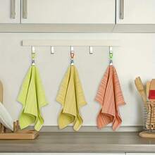 10/15/20Pcs Towel Clips, Tea Towel Hooks, Kitchen Towel Clips, Multi-Color Metal Hanging Kitchen Clips, Suitable For Kitchen, Cabinets And Bathrooms - Multicolor - View 4