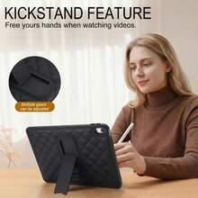 (All Series) Compatible With IPad (A16) 11th Generation 11 Inch 2025/10th Generation 10.9 Inch 2022/ Pro 11 Inch/Air 2/3/4/5/6/7/8 Premium Leather Case With Kickstand,Slim Ultra Thin Shockproof Back Shell Lightweight Soft TPU Cover Protective Case - Black - View 5