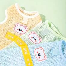 1pc Summer Lightweight Breathable Mesh Dog Vest, Prevents Fur Loss, Suitable For Poodle, Teddy, Devon Rex Cats, Protects Small Puppies From Direct Sunlight - Multicolor - View 4