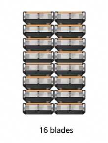 Bộ dao cạo râu thủ công dành cho nam, lưỡi dao 6 lớp tương thích với hệ thống Fusion Proglide, dễ sử dụng và vệ sinh, mang lại trải nghiệm cạo râu mượt mà và thoải mái. - dao cạo an toàn - Xem 12