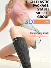 AOLIKES 1pc Breathable Compression Elastic Sports Leg Sleeve For Basketball, Cycling, Fitness, Hiking, Soccer - Multicolor - View 7