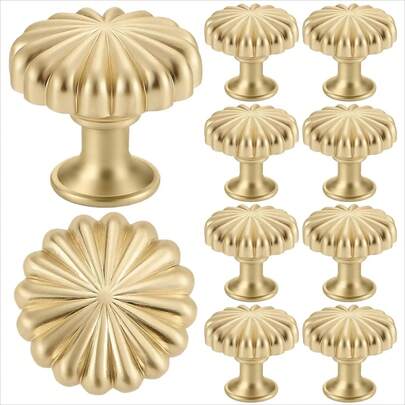 1-10pack Door Handle Kitchen Cabinet Storage Gold Handles Furniture Kitchen Item Knobs Cupboard Closet Drawer Dressers Wardrobe Pull