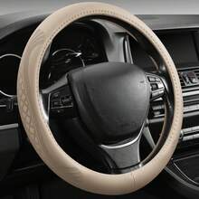 Bọc vô lăng ô tô bằng da PU 14,96 inch, bọc vô lăng ô tô cao cấp đa năng, phù hợp cho xe sedan, xe hơi và SUV. - Nhiều màu - Xem 14