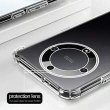 3-In-1 New Honor X9D Phone Case: Transparent Anti-Fall Protective Cover, TPU Silicone Soft Shell, Shock-Proof & Fashionable + 9H Hardness Tempered Glass Screen Protector, Anti-Scratch Anti-Explosion Anti-Bubble, Suitable For Gaming + 3 Pcs Lens Film, Easy Installation Kit - Clear - View 5