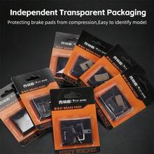 Pastillas de freno semi-metálicas para bicicleta de montaña WEST BIKING, adecuadas para frenos de disco hidráulicos XT Magura, accesorios para bicicleta de carretera - Negro - Ver 7