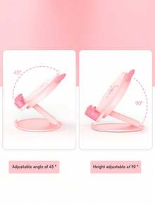 Cute Pig 1pc Desk Creative Adjustable Foldable Slouchy Cartoon Pig Shaped Phone Holder Spring Easter Gift - Multicolor - View 4