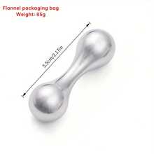 1 Piece Stainless Steel Silver Finger Gymnastics High-Speed Stress-Relief Toy Extreme EDC Durable Knuckle Bone Design - Premium Fun Rotating Knuckle Bone Design, The Best Gift For Friends And Classmates - Bạc - Xem 2