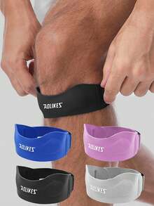 AOLIKES 1pc Sports Compression Shock-Absorbing Adjustable Thick Quick-Dry Running Knee Pad - Multicolor - View 9